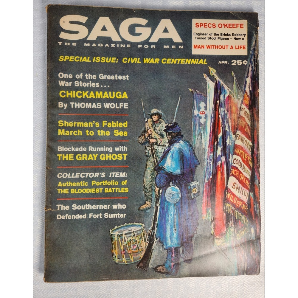 Saga #4 1961-Special Civil War Centennial Edition-Ray Houlihan-Fort Sumpter